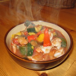 Anyone Can Cook Shrimp Ratatouille