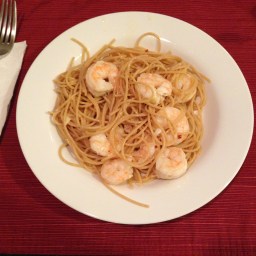 Angel Hair with Spicy Shrimp…aka My “Cook What You Have” Dish